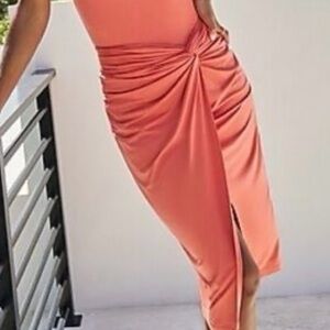 Express Coral skirt